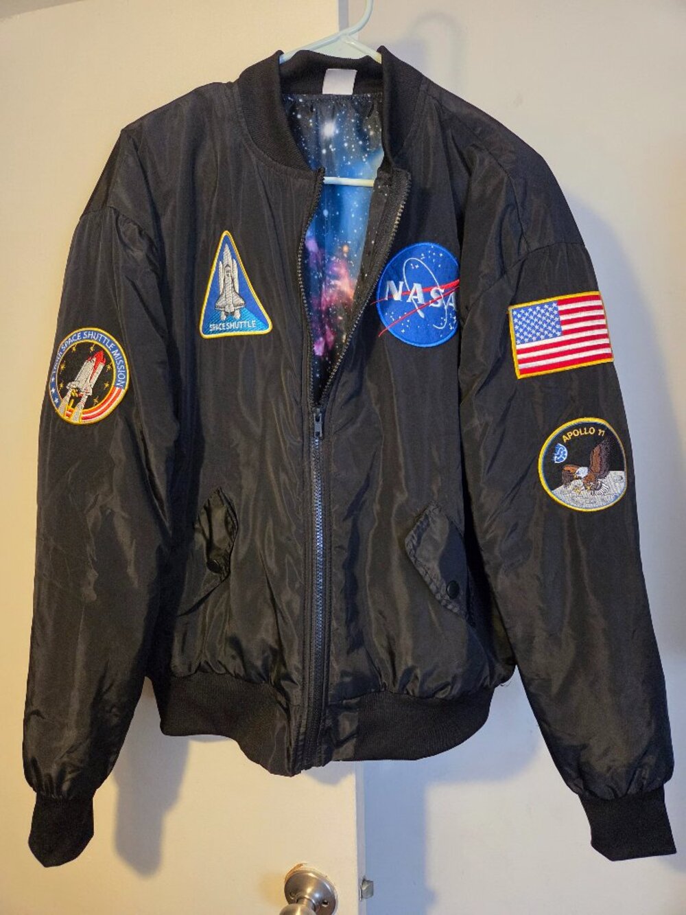 Spirit Halloween NASA coat Medium